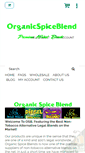 Mobile Screenshot of organicspiceblend.com
